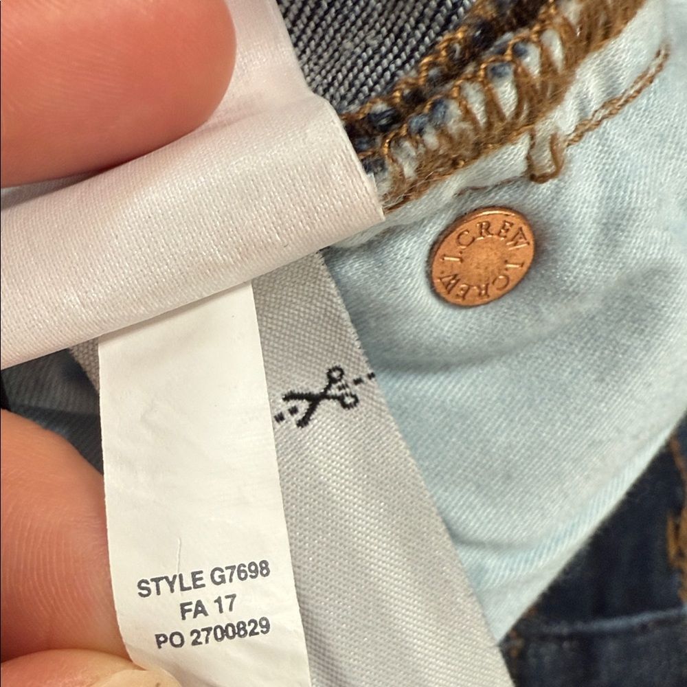 J. Crew Lookout High Rise Skinny Jeans Size 26 - Picture 10 of 10